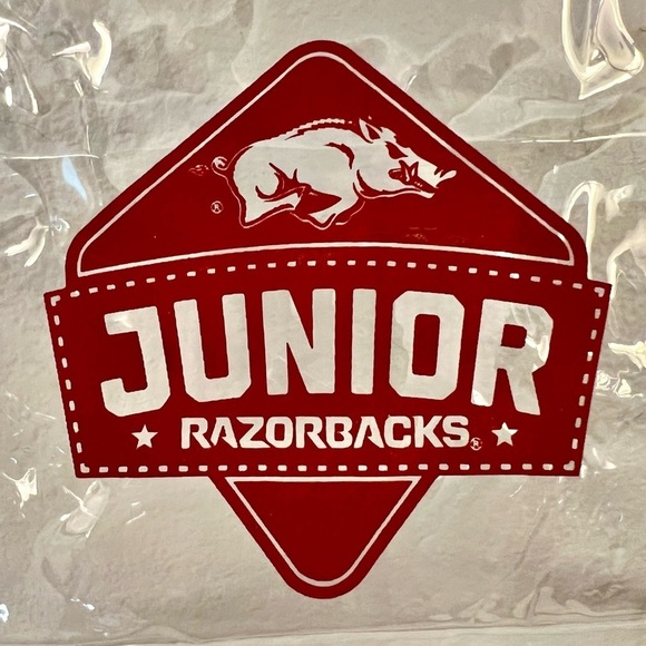 Arkansas Razorback Clear Plastic Tote Bag, Junior Razorback - Picture 2 of 3